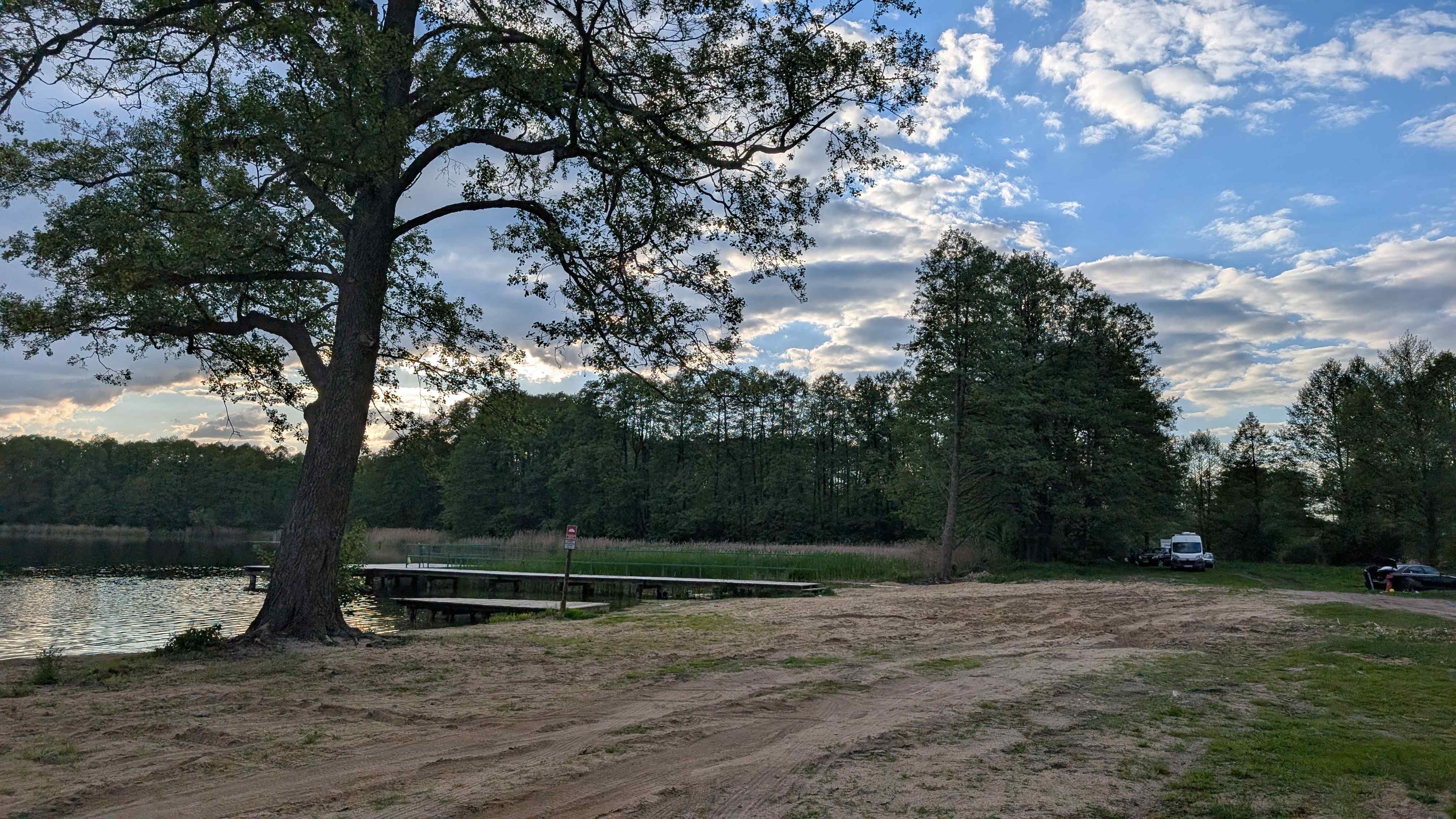 By the lake